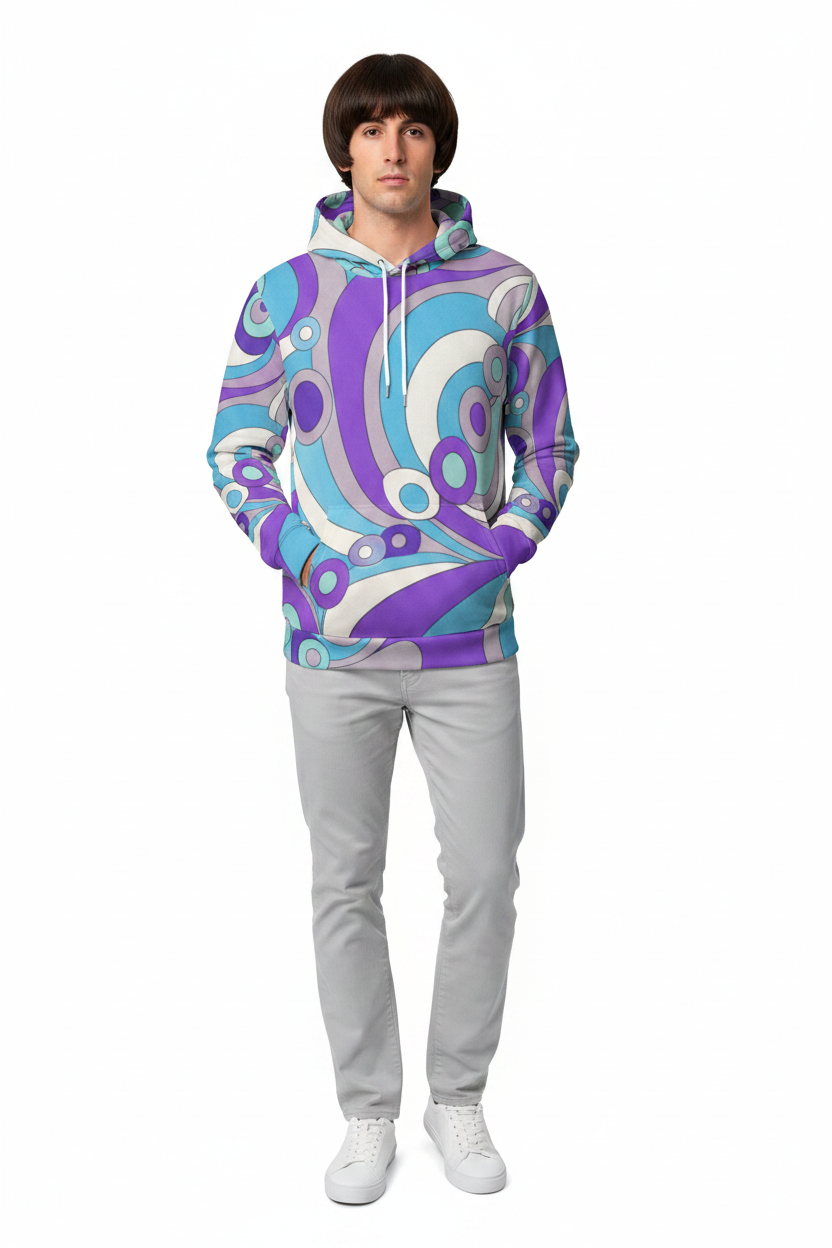 Op Art Circles Hoodie