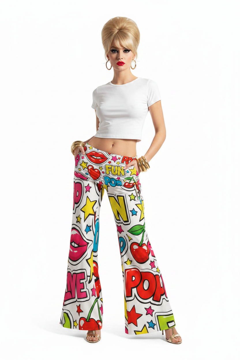 Pop Art Bell-Bottoms