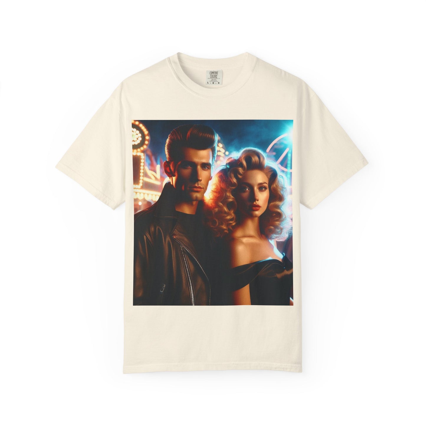 Summer Nights Cinema Tee — Vintage 1950s Carnival Romance Graphic T-Shirt