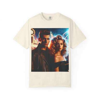 Summer Nights Cinema Tee — Vintage 1950s Carnival Romance Graphic T-Shirt