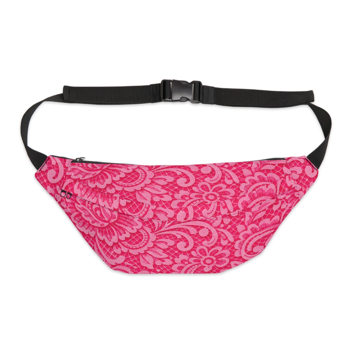 Pink Paisley Fanny Pack — Large Travel Waist Bag