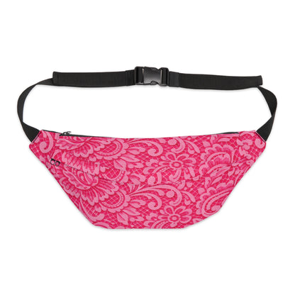Pink Paisley Fanny Pack — Large Travel Waist Bag