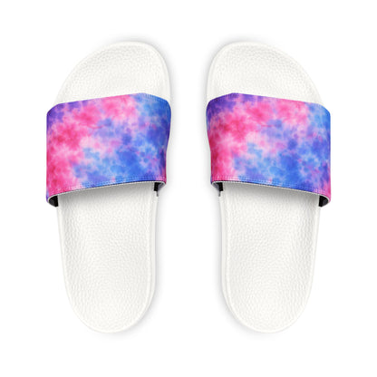 Tie-Dye Slide Sandals – Women's Removable-Strap Pool & Casual Slides