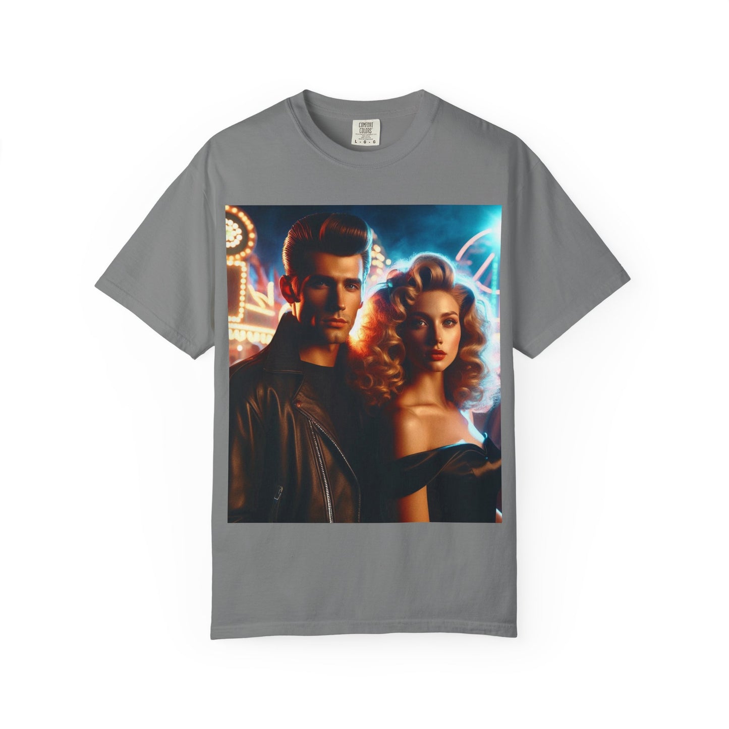 Summer Nights Cinema Tee — Vintage 1950s Carnival Romance Graphic T-Shirt
