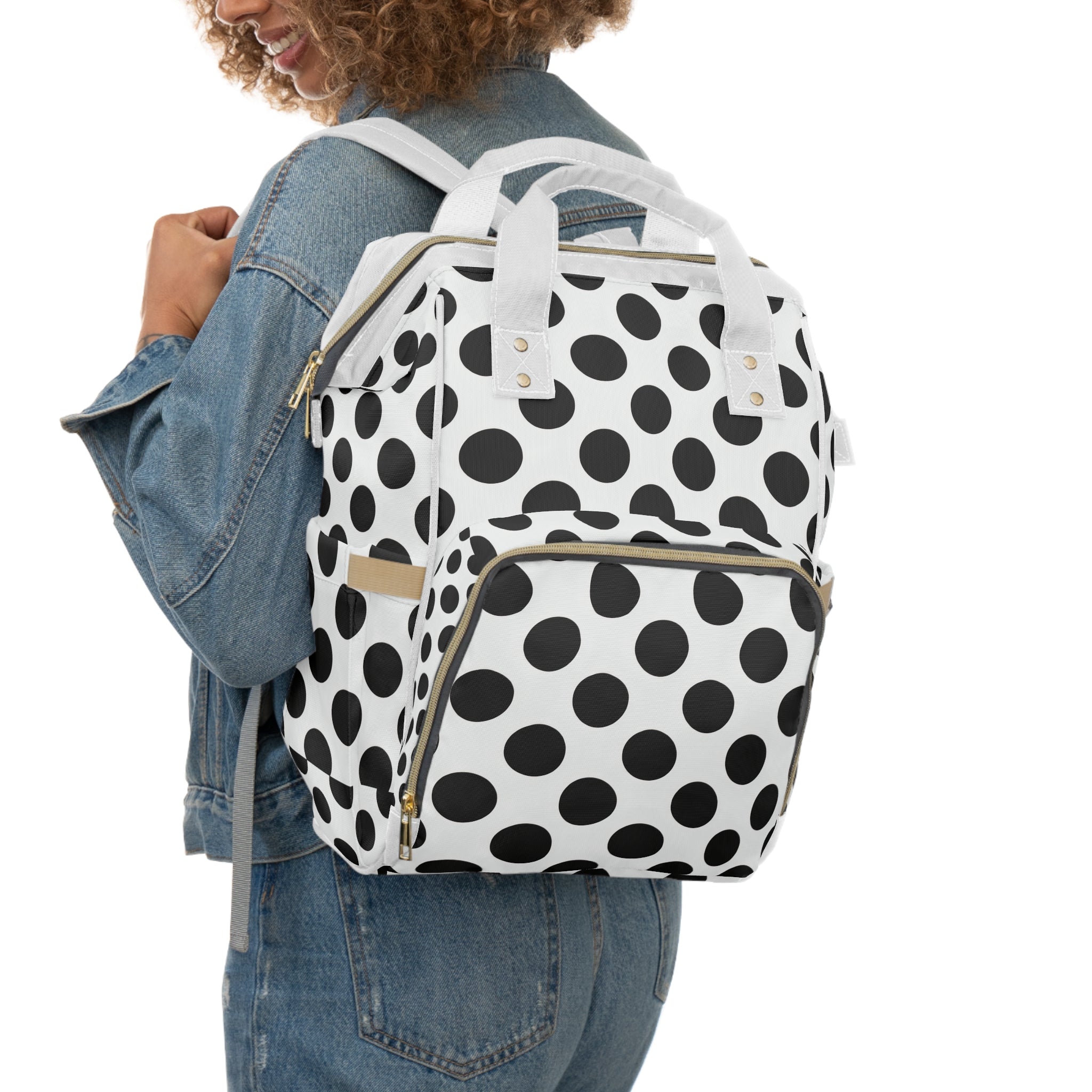 Polka Dot Diaper Backpack