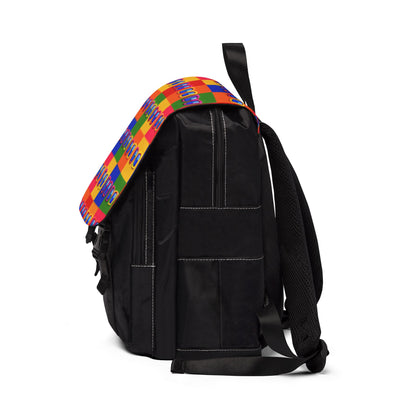 Retro Sunglasses Pattern Backpack — Colorful Pop Art Shoulder Backpack