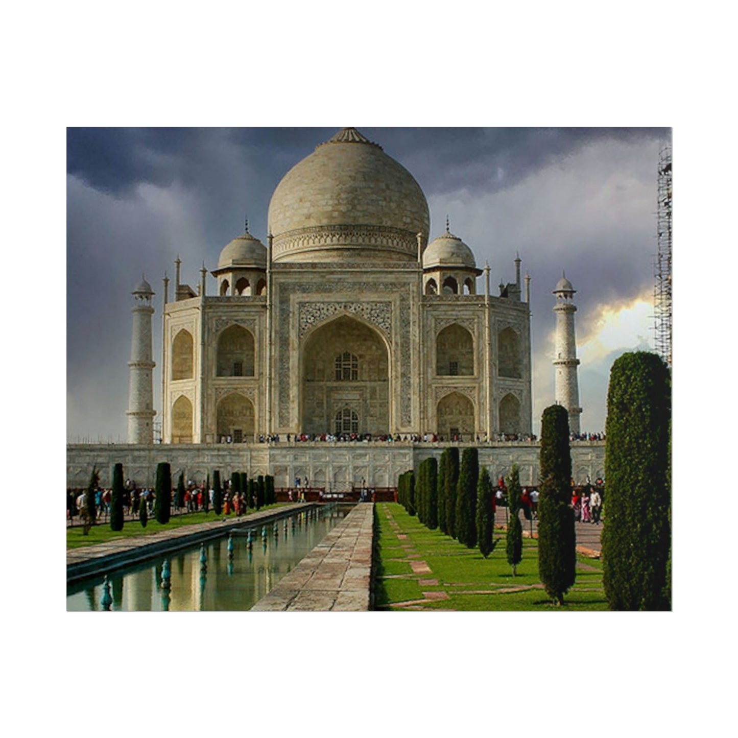 Taj Mahal Photograph Rolled Poster | India Landmark Wall Art