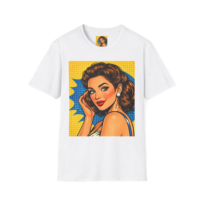 Retro Pop Art Woman Graphic T-Shirt