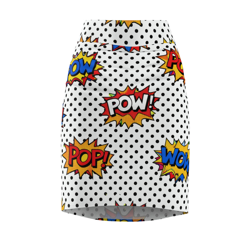 Comic Boom - Pop Art Pencil Skirt