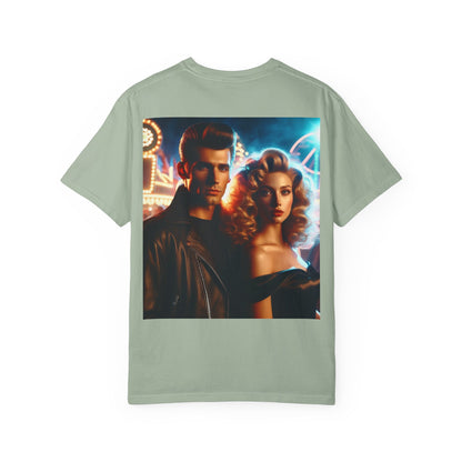 Summer Nights Cinema Tee — Vintage 1950s Carnival Romance Graphic T-Shirt