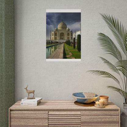 Taj Mahal Photograph Rolled Poster | India Landmark Wall Art