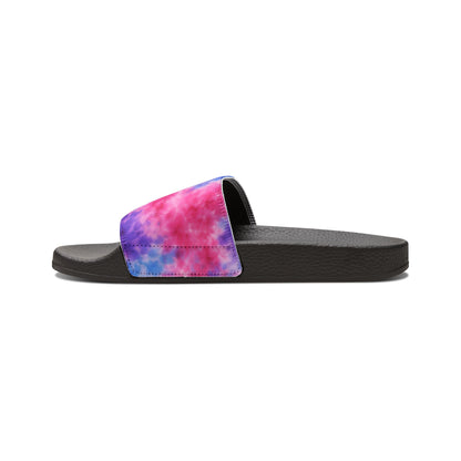 Tie-Dye Slide Sandals – Women's Removable-Strap Pool & Casual Slides