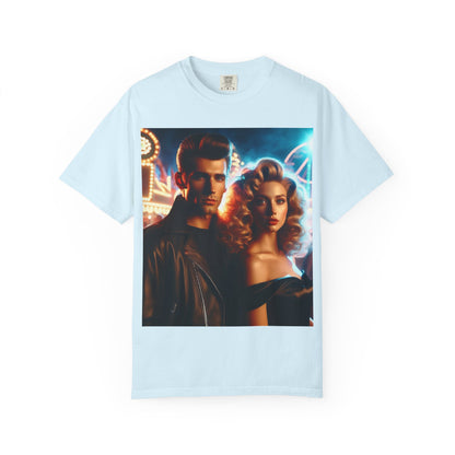 Summer Nights Cinema Tee — Vintage 1950s Carnival Romance Graphic T-Shirt