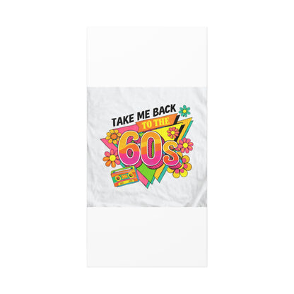 Take Me Back to the 60s Canvas — Retro Pop Art Matte Stretched Wall Art