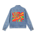 Psychedelic Swirl Denim Jacket