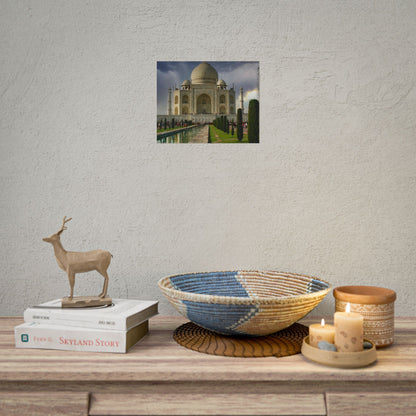 Taj Mahal Photograph Rolled Poster | India Landmark Wall Art