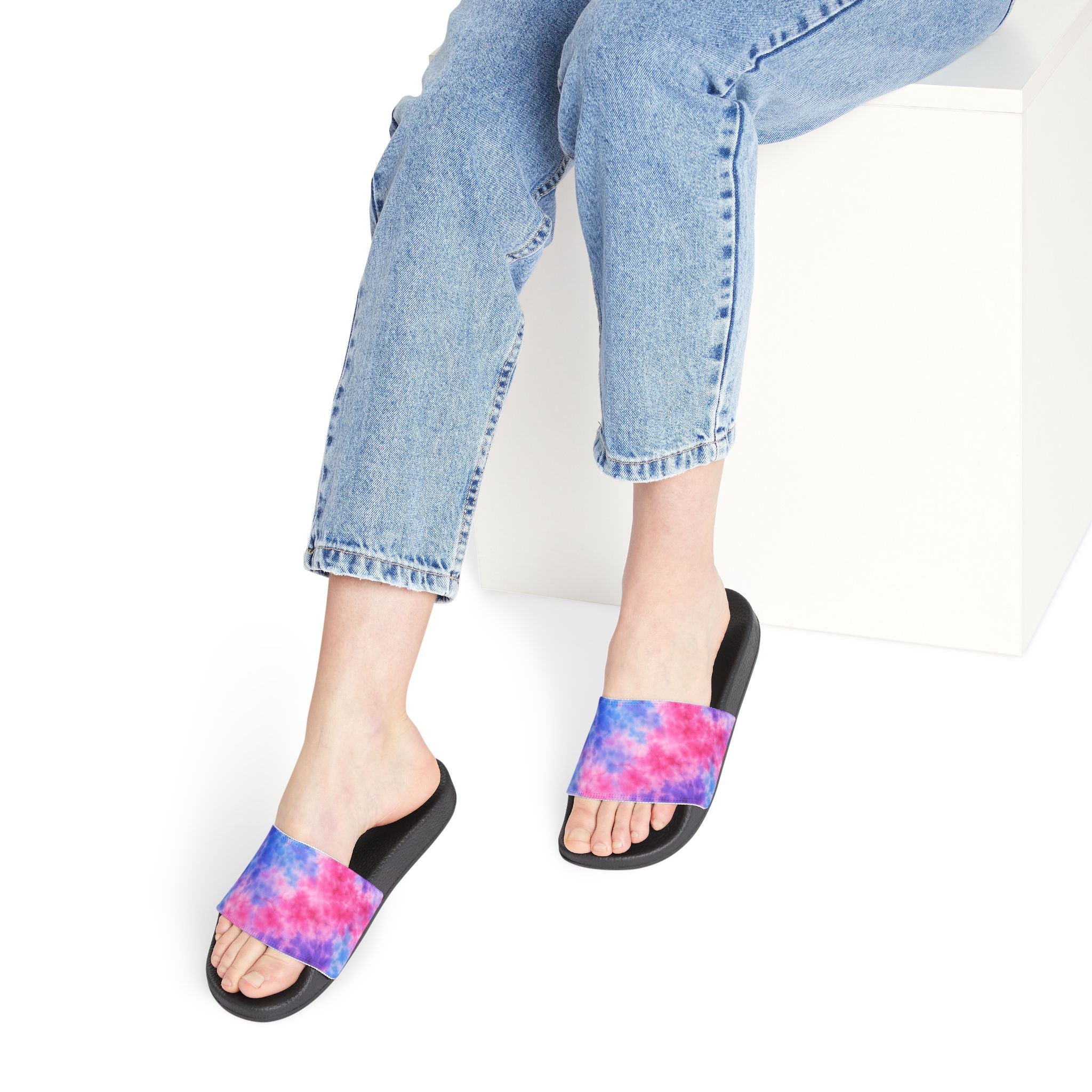Tie-Dye Slide Sandals