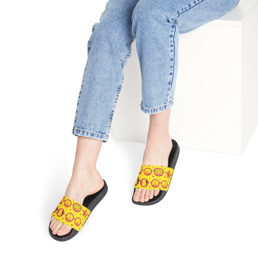 Hippie Sunglasses Slide Sandals