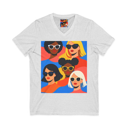 Pop Art Women Faces Women's T-shirt
