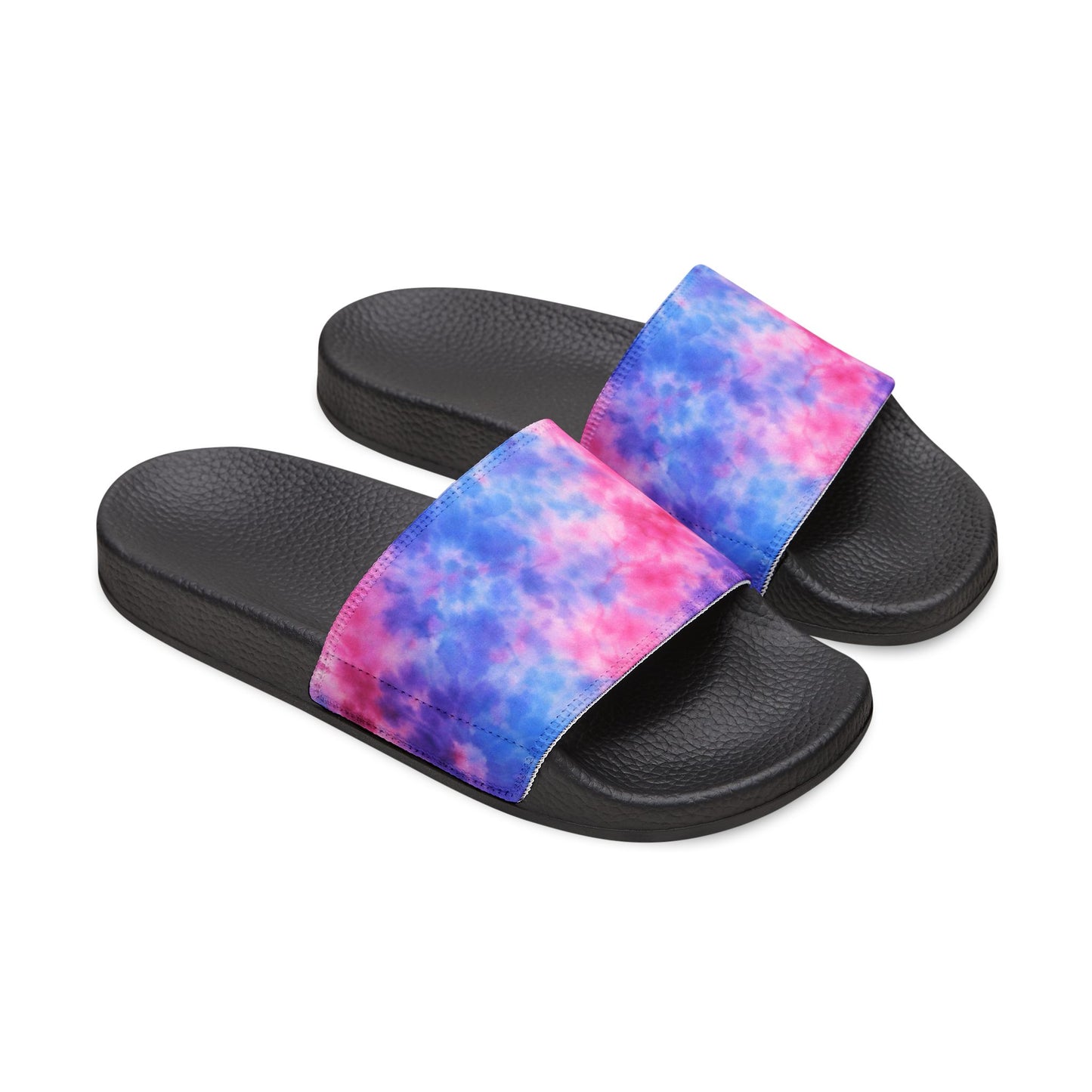 Tie-Dye Slide Sandals – Women's Removable-Strap Pool & Casual Slides