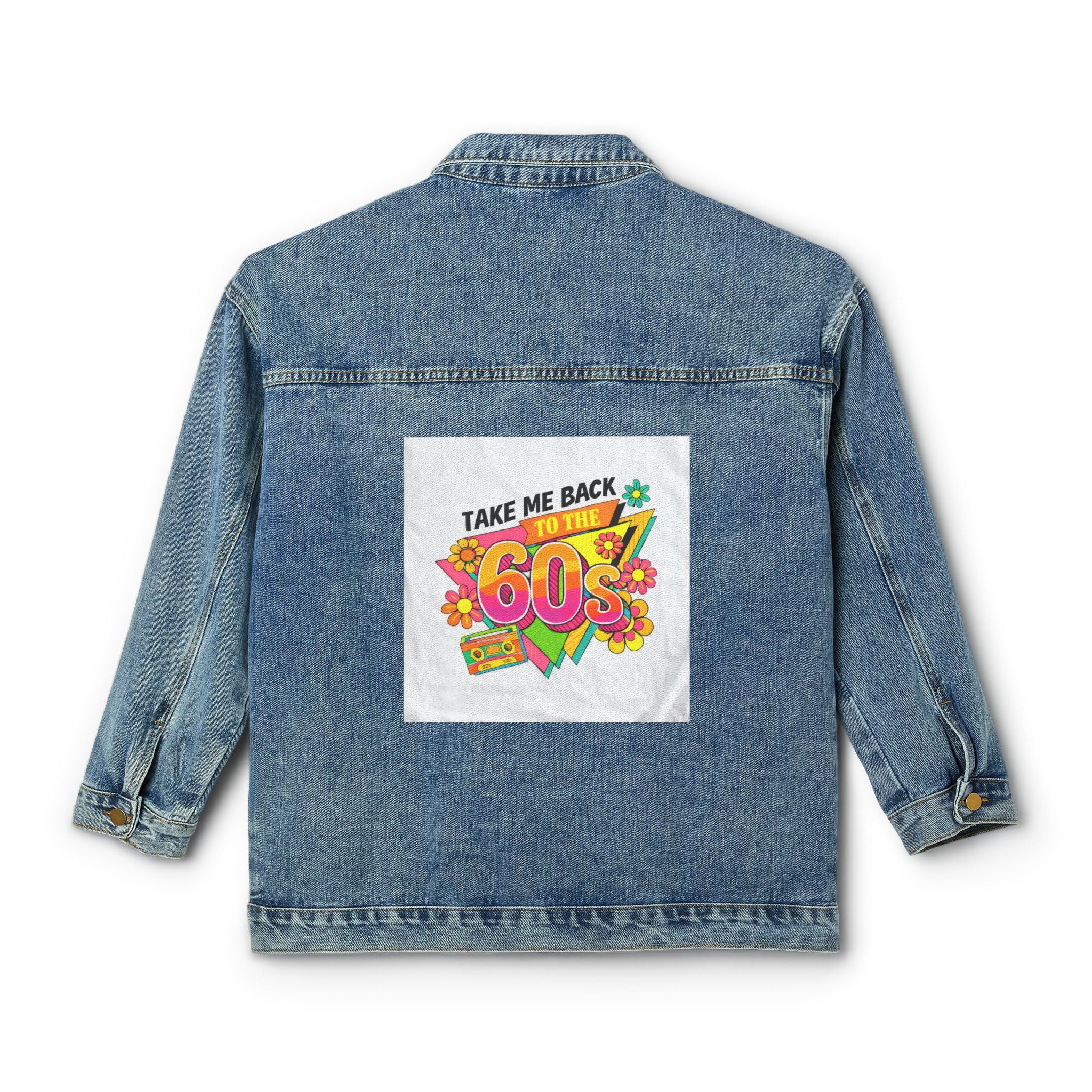 Take Me Back To The 60s Denim Jacket