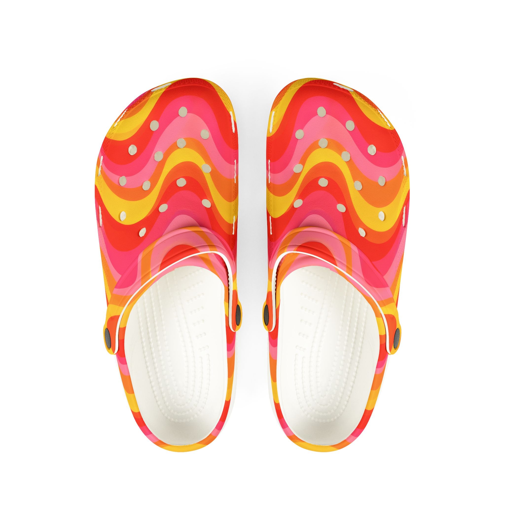 Sunset Lava Lamp Clogs
