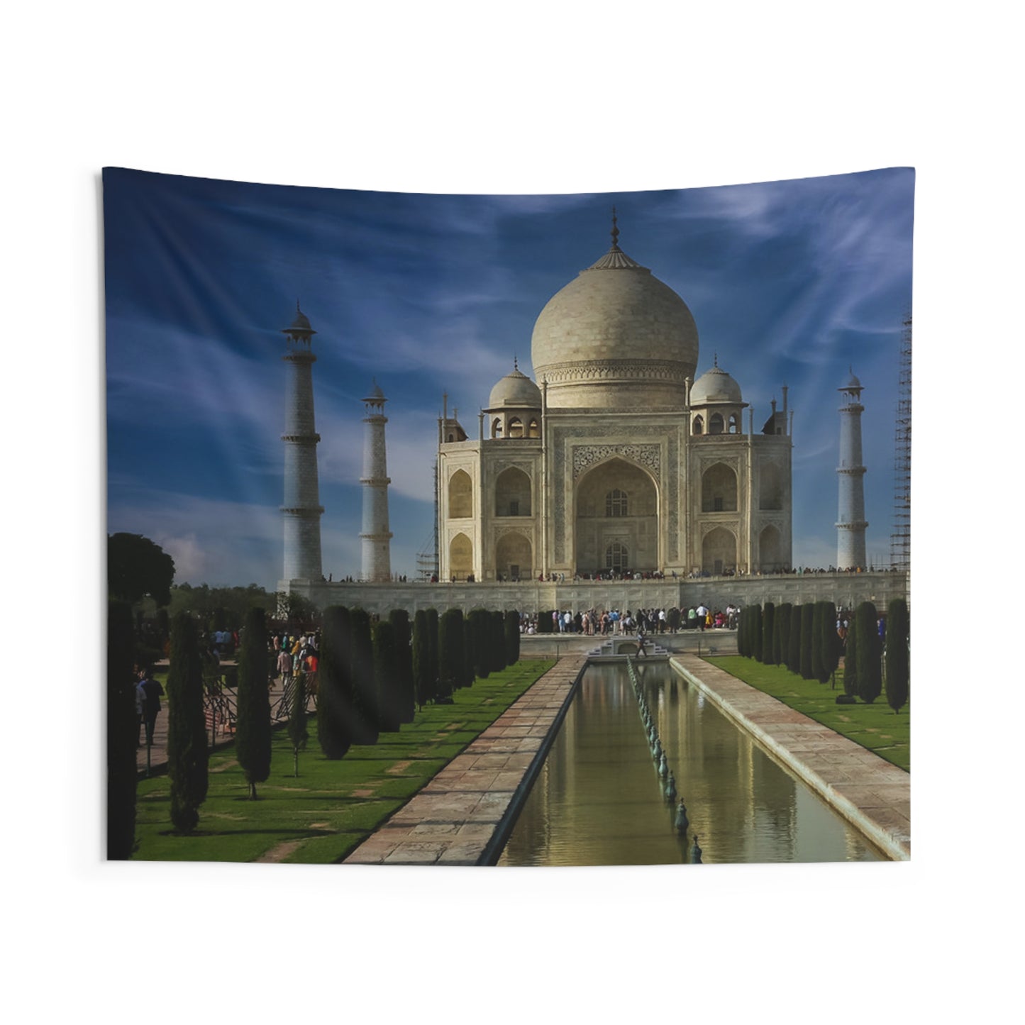 Taj Mahal Photography Indoor Wall Tapestry | Mughal Architecture, Travel Decor