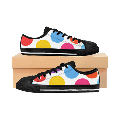Colorful Dots Low-Top Sneakers