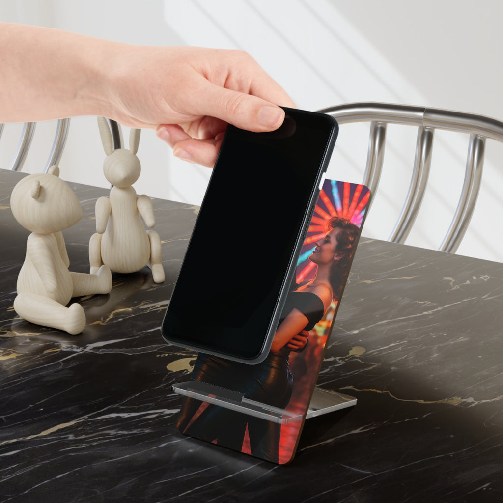 Acrylic Phone Stand — Romantic Ferris Wheel Dance Photo Display