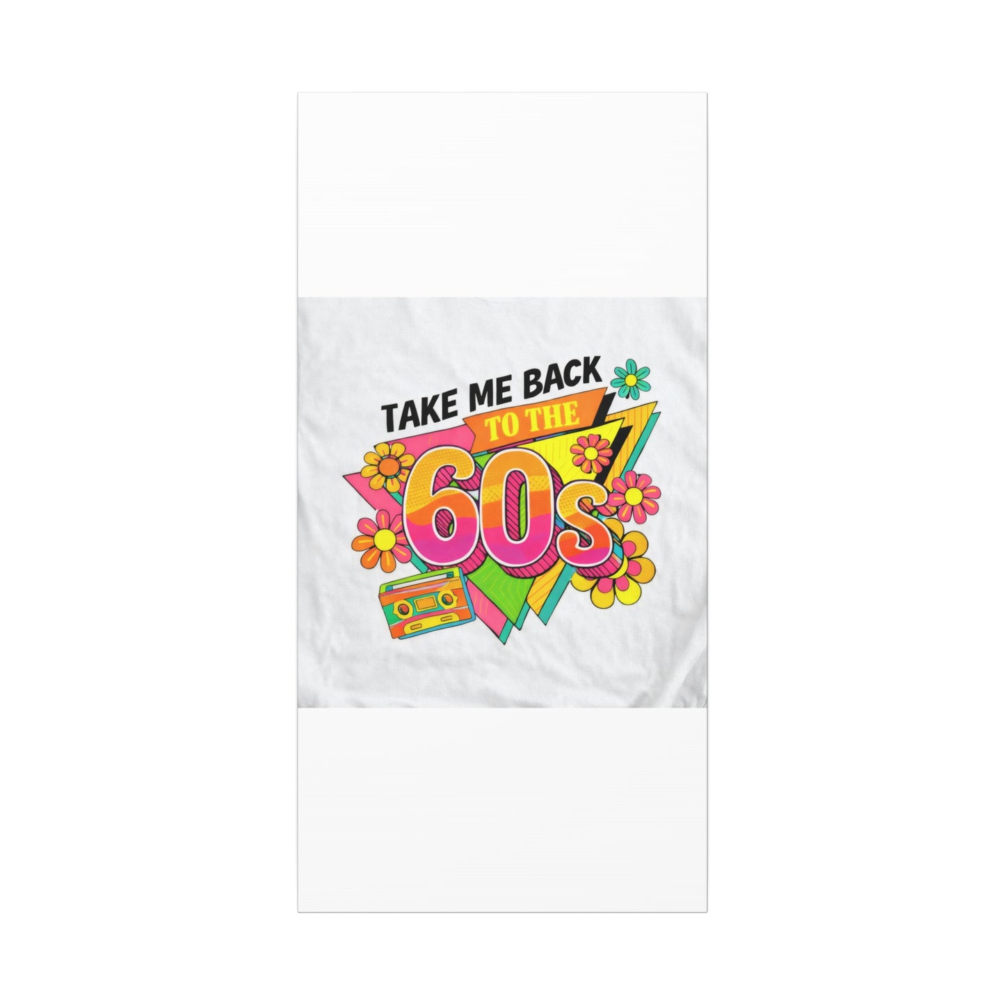 Take Me Back to the 60s Canvas — Retro Pop Art Matte Stretched Wall Art