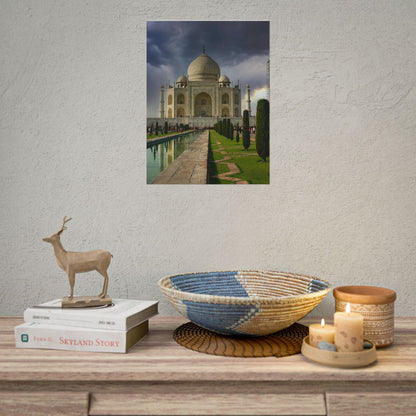 Taj Mahal Photograph Rolled Poster | India Landmark Wall Art