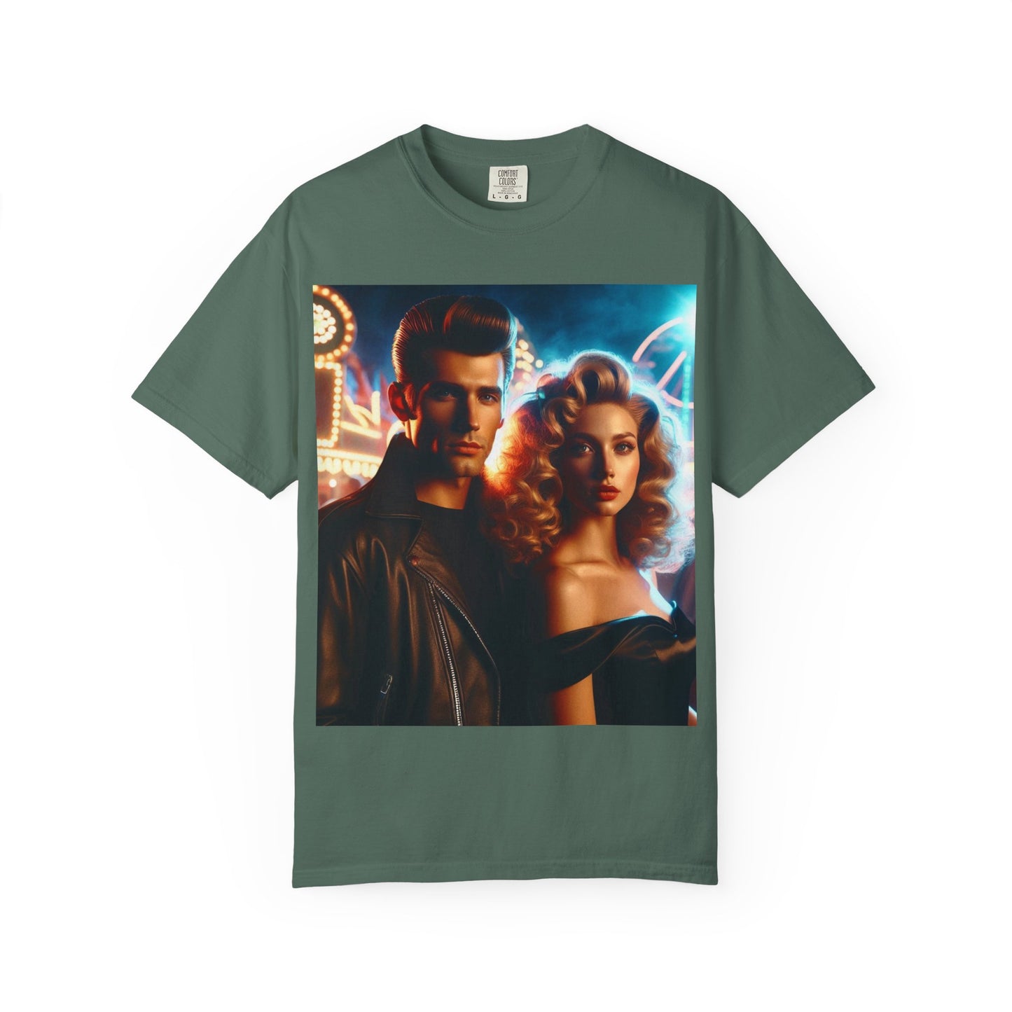 Summer Nights Cinema Tee — Vintage 1950s Carnival Romance Graphic T-Shirt