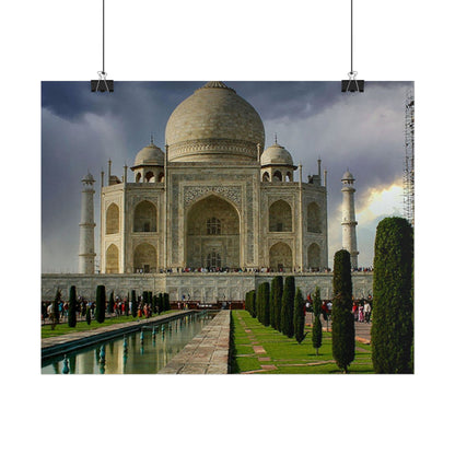 Taj Mahal Photograph Rolled Poster | India Landmark Wall Art