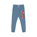 Floral Psychedelic Joggers — Colorful Side Panel Sweatpants