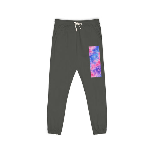 Tie-Dye Patch Sweatpants — Colorful Retro Lounge Joggers
