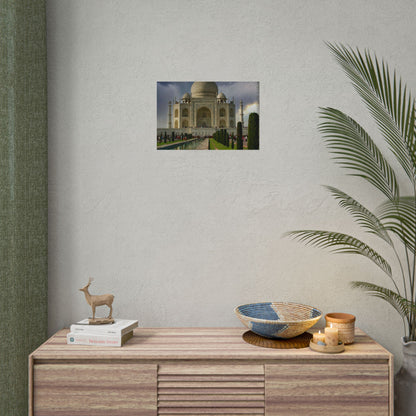 Taj Mahal Photograph Rolled Poster | India Landmark Wall Art