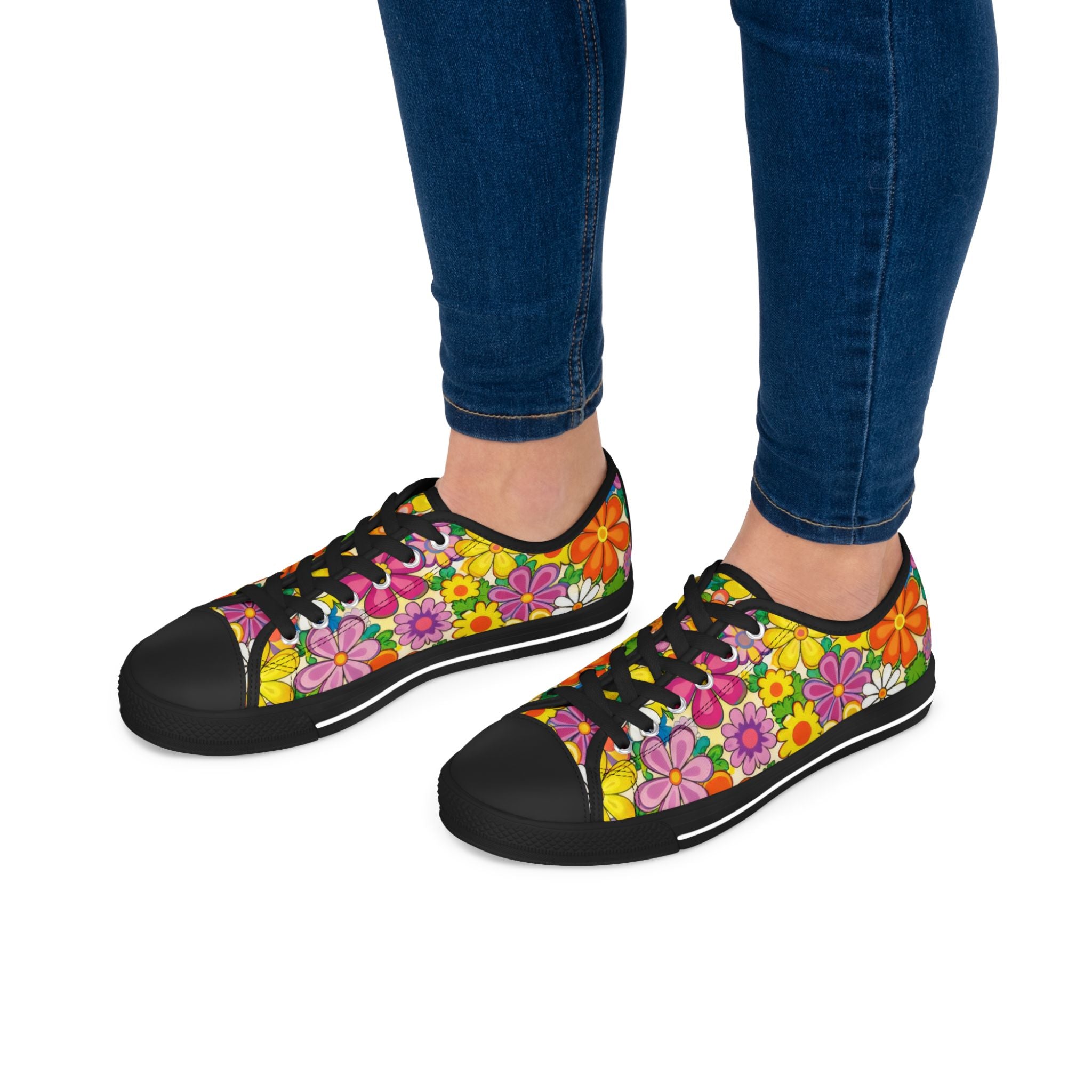 Flower Power Low-Top Sneakers