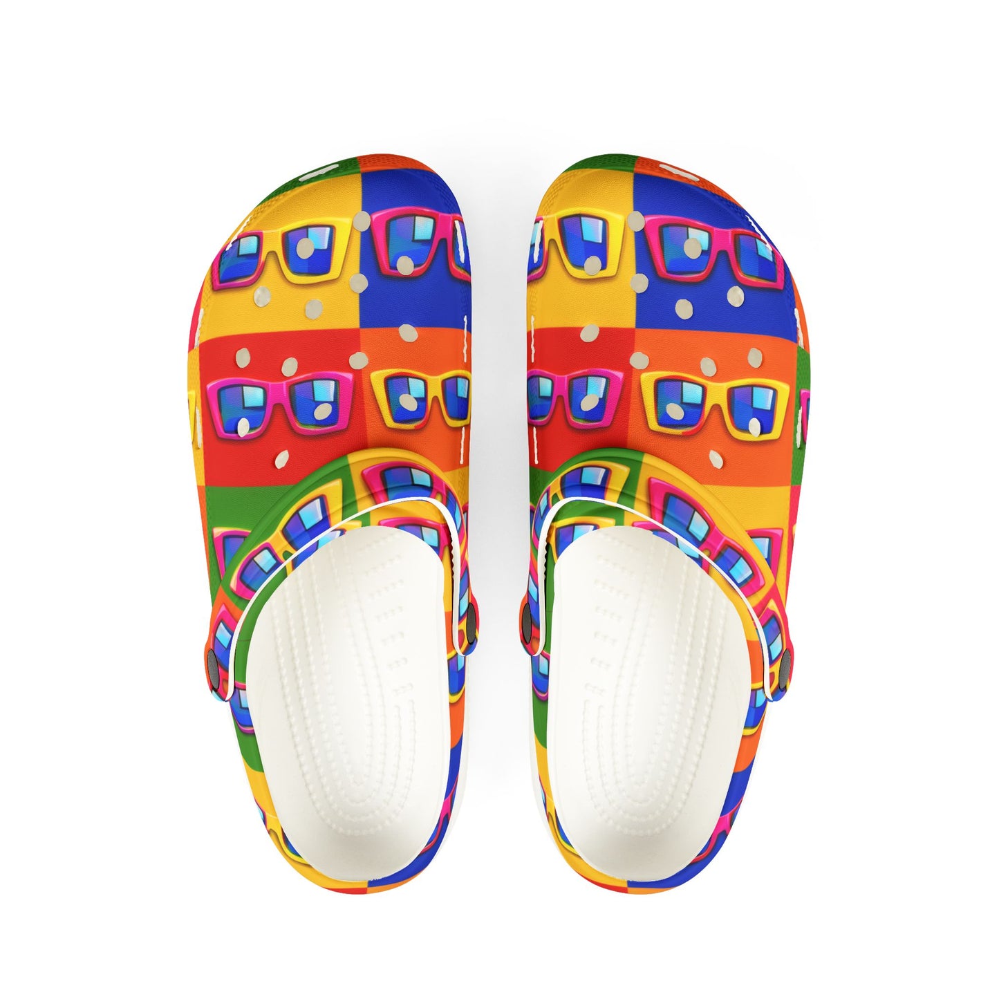 Colorful Retro Cassette Pattern EVA Clogs