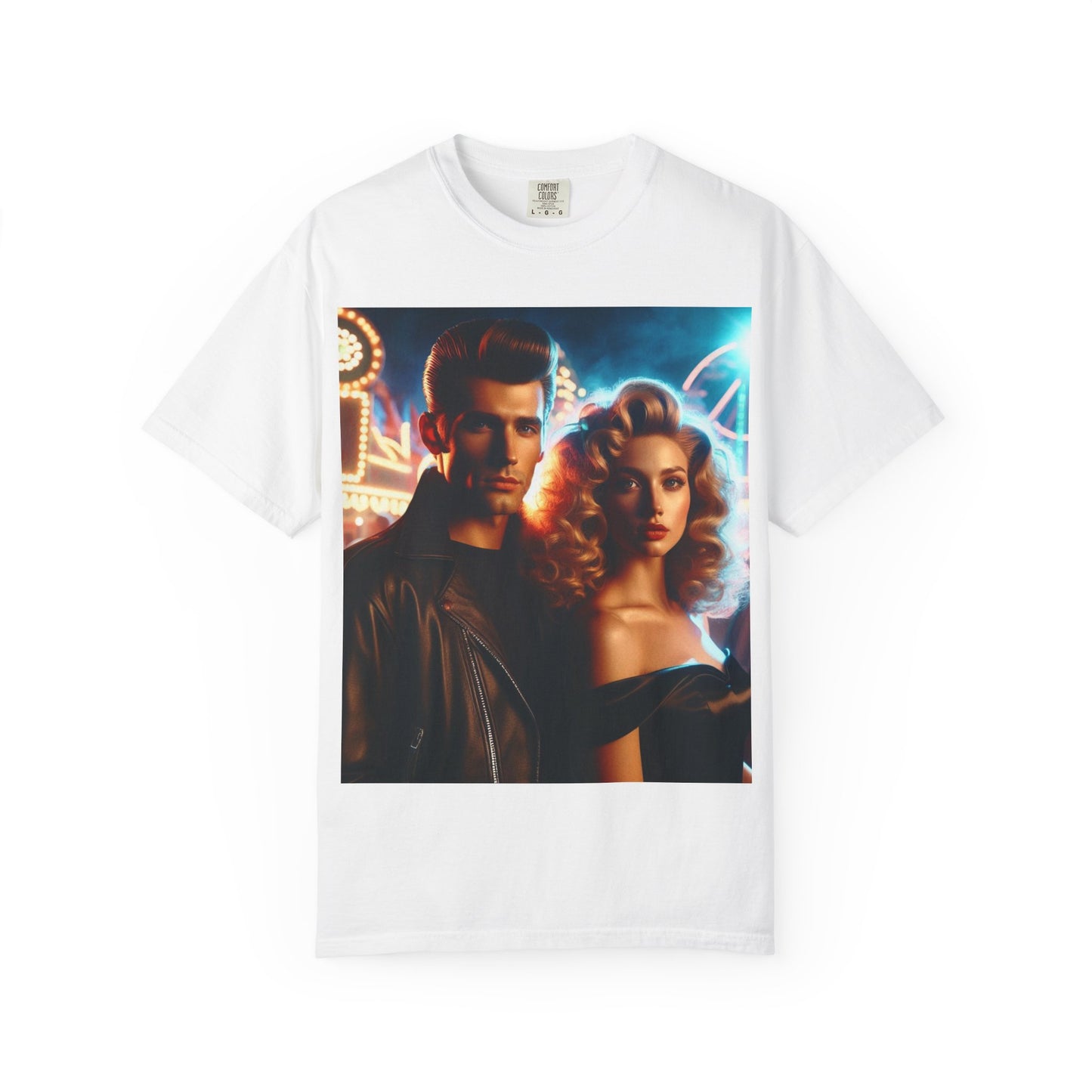 Summer Nights Cinema Tee — Vintage 1950s Carnival Romance Graphic T-Shirt