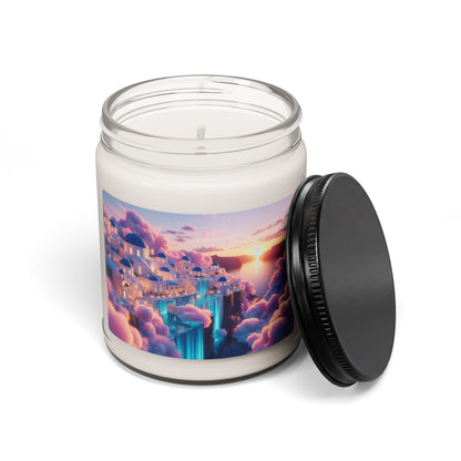 Dreamy Cloudscape Scented Candle (Sunset Fantasy Jar)9oz Soy Candle
