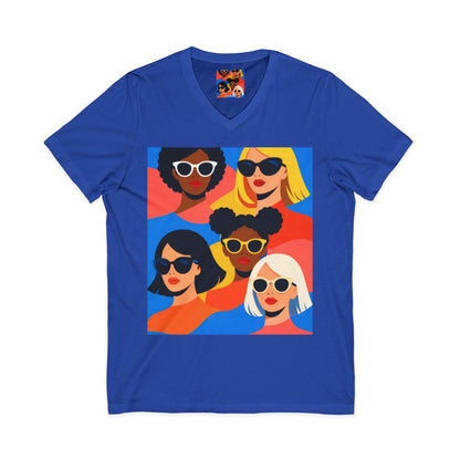Pop Art Women Faces Women's T-shirt