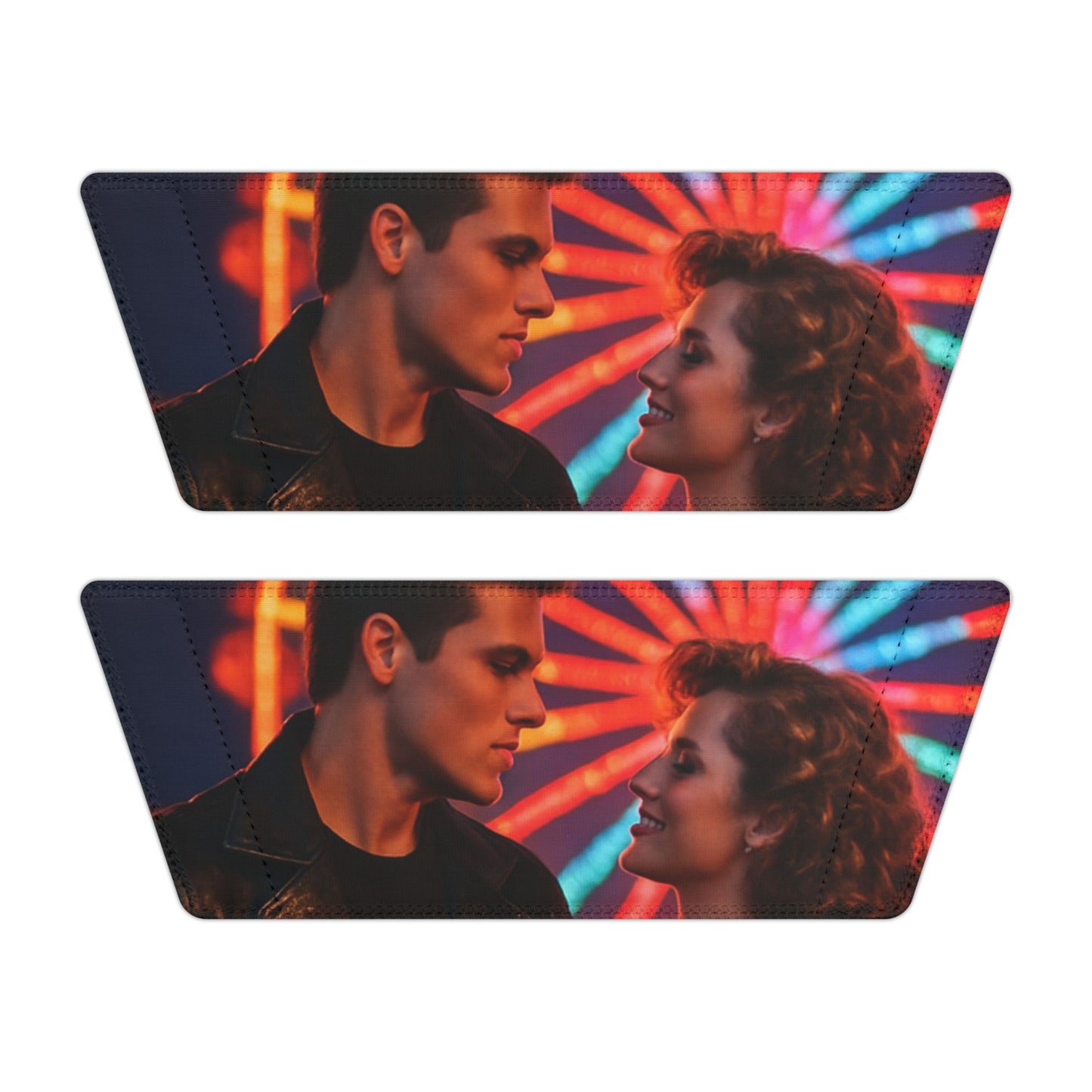Electric Summer Nights: Iconic 1950s Carnival Romance Art