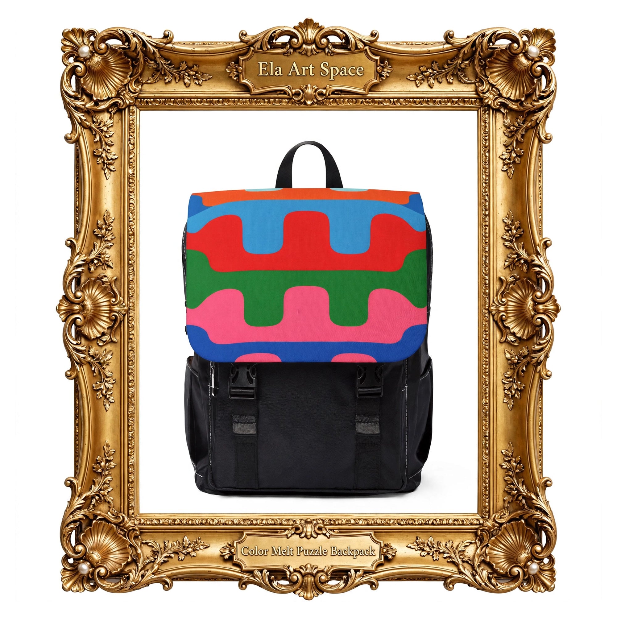 Color Melt Puzzle Backpack