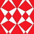 Red White Geometric Op-Art Seamless Pattern — High-Resolution Digital Download