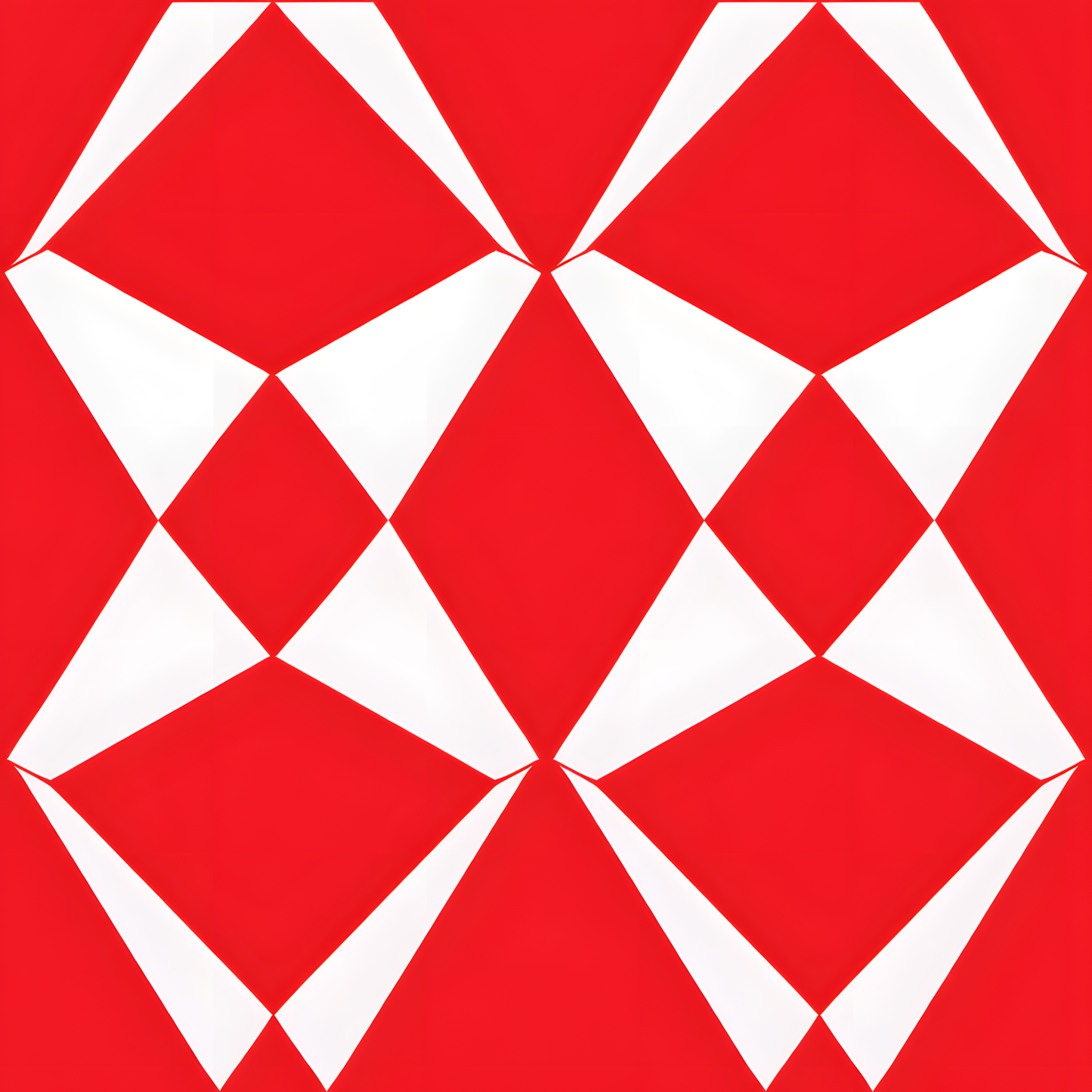 Red White Geometric Op-Art Seamless Pattern — High-Resolution Digital Download