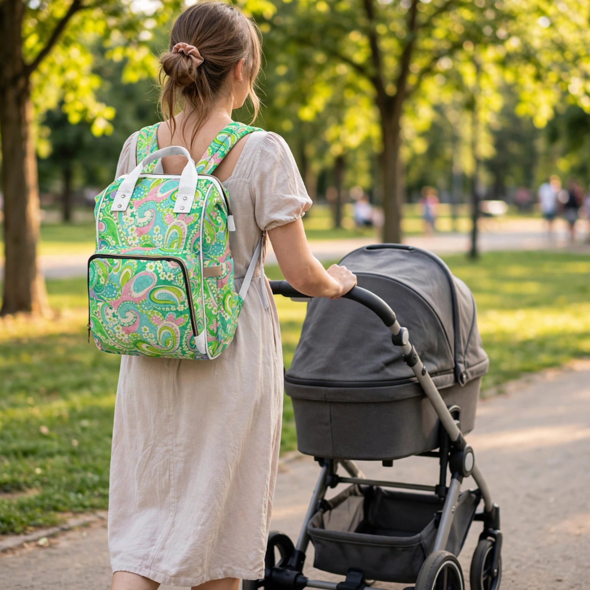 Paisley Diaper Backpack