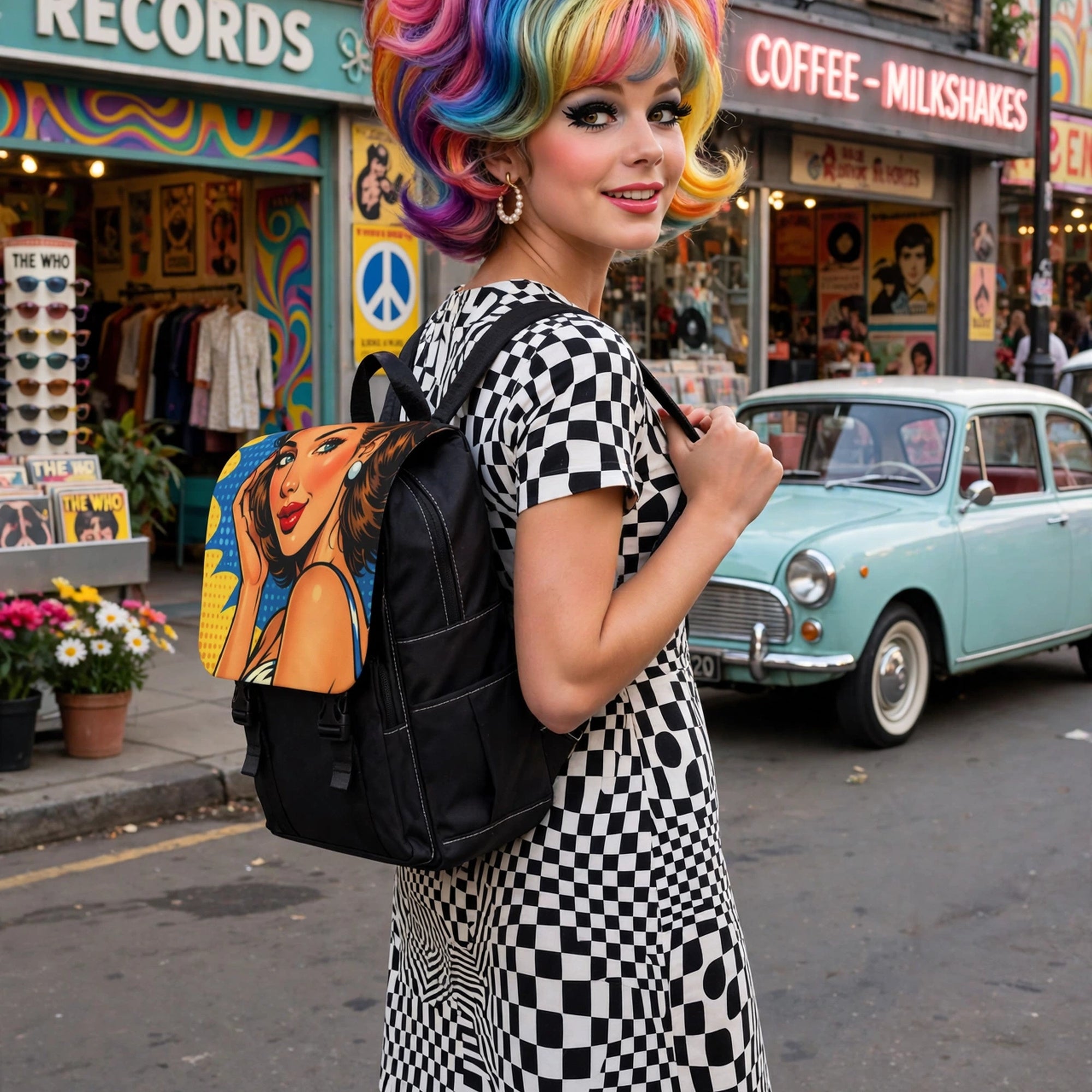 Pop Girl Comic Backpack
