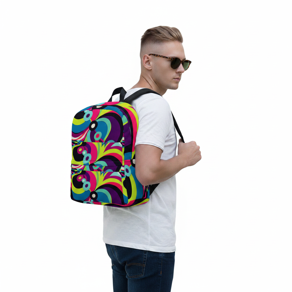 Backpack side view