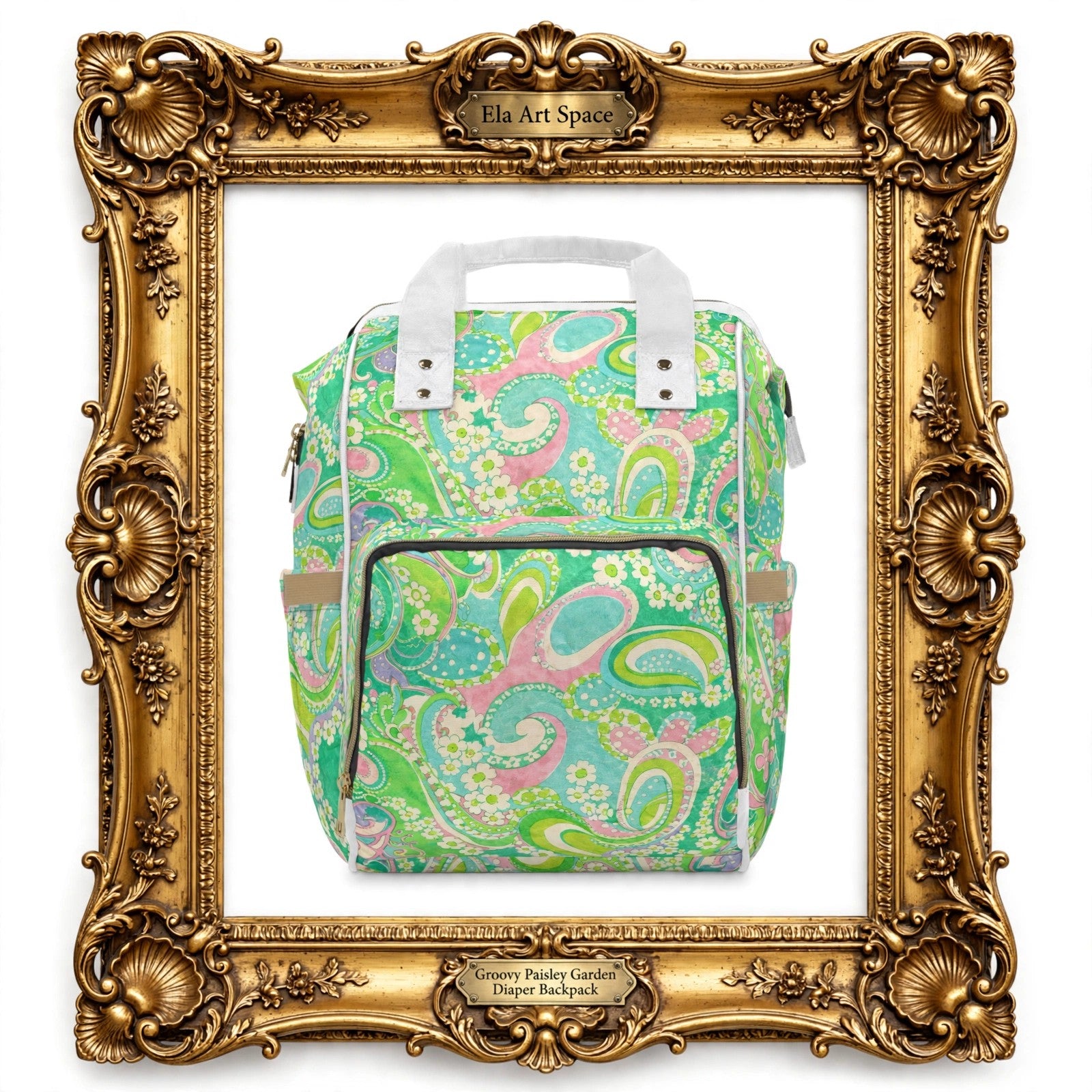 Paisley Diaper Backpack