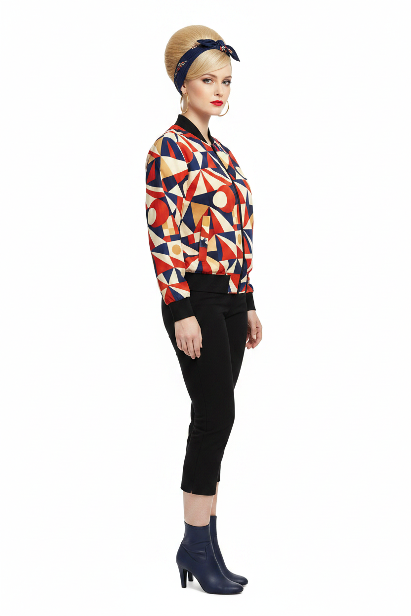 Bauhaus Geometric Bomber modelka 2